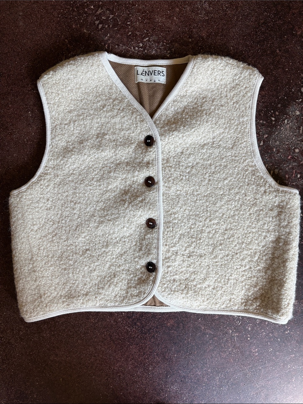 L’Envers alpaca vest